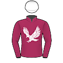 Racing silks: MAROON, WHITE EAGLE, WHITE CAP